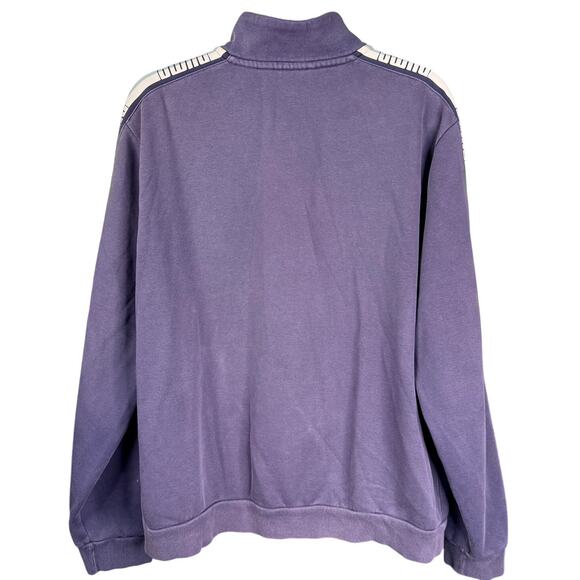 PUMA Men's Size Large Navy Blue Full Zip Cotton Blend Track Jacket Sweatshirt - Picture 2 of 11